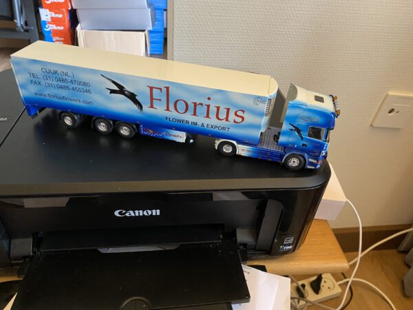 Scania R Topline met Reefertrailer