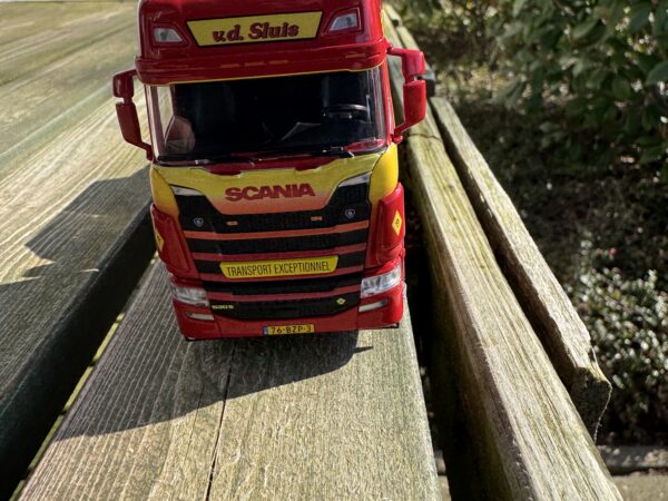Scania S higline twinster + semidieplader vd sluis Staphorst Nederland