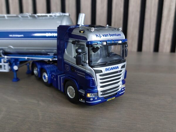 WSI 1:50  Scania R highline twinsteer +van Hool Kipper bulktrailer  van Bentum Woudenberg Nederland